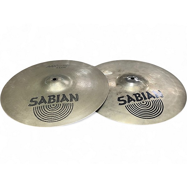 Used SABIAN 14in AAX Studio Hi Hat Pair Cymbal