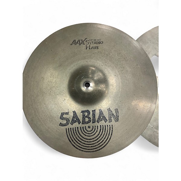 Used SABIAN 14in AAX Studio Hi Hat Pair Cymbal