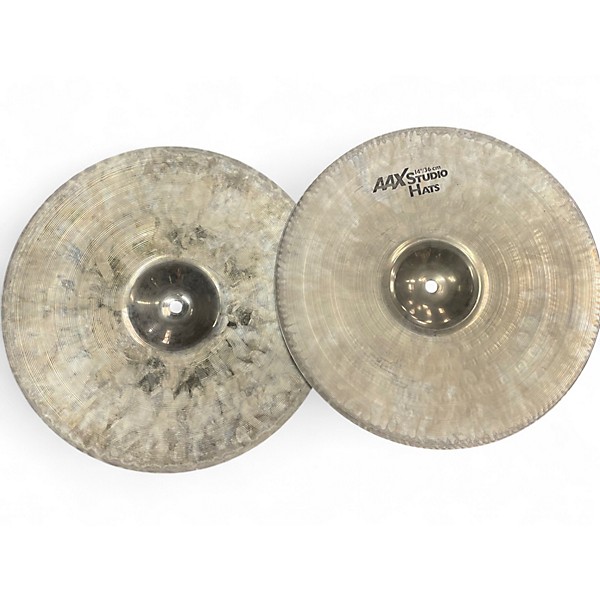 Used SABIAN 14in AAX Studio Hi Hat Pair Cymbal