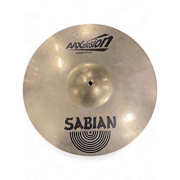 Used SABIAN 16in AAX X-Plosion Crash Cymbal