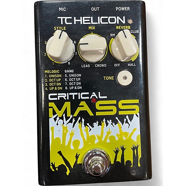 Used TC Helicon CRITICAL MASS Vocal Processor