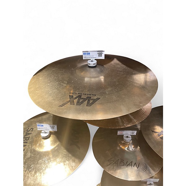 Used SABIAN 21in AAX Raw Bell Dry Ride Cymbal