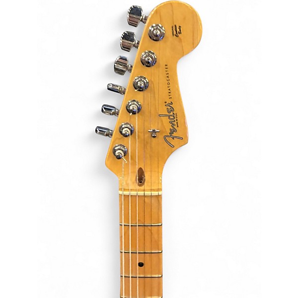 Used Fender American Standard Stratocaster Black Solid Body Electric Guitar