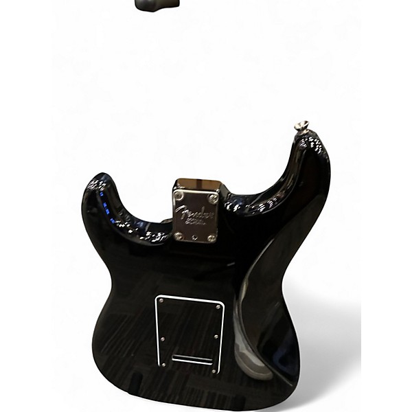 Used Fender American Standard Stratocaster Black Solid Body Electric Guitar