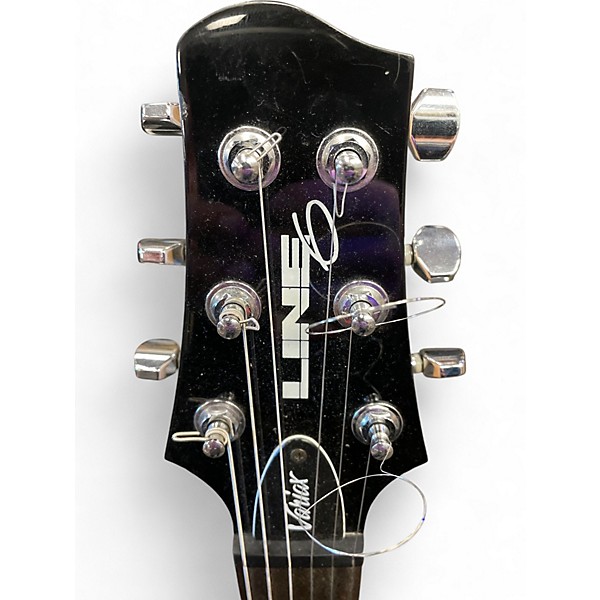 Used Line 6 Variax 500 Black Solid Body Electric Guitar