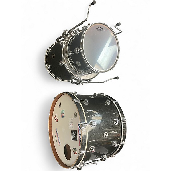 Used DW 3 Piece Collector's Series BLACK ICE Drum Kit