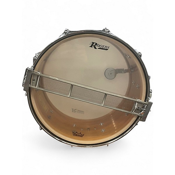 Used Rogers 14in DYNA-SONIC CUSTOM BUILT PATRIOTIC  Drum