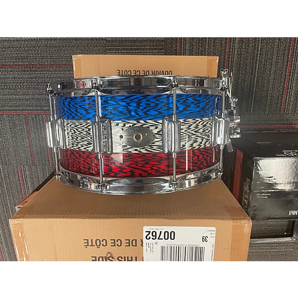 Used Rogers 14in DYNA-SONIC CUSTOM BUILT PATRIOTIC  Drum