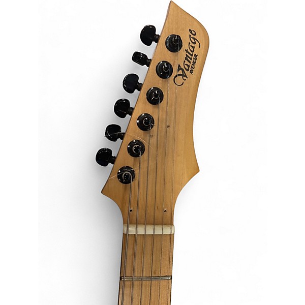 Used Vantage avenger Natural Solid Body Electric Guitar