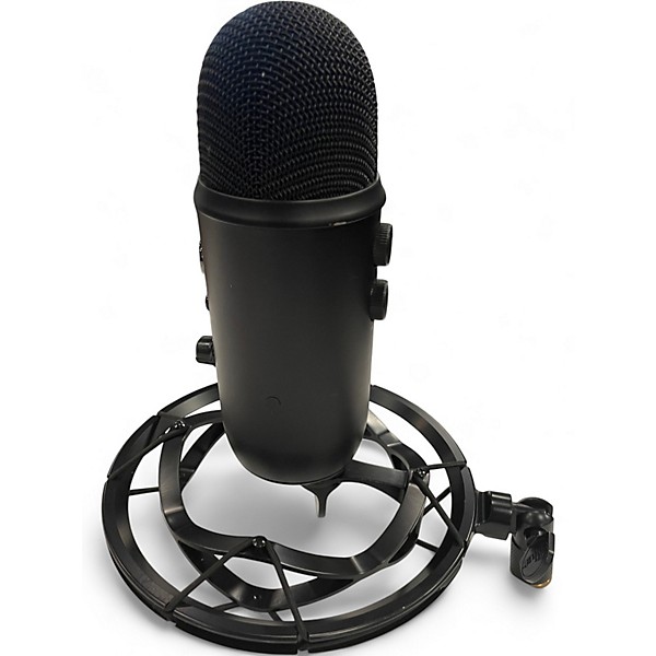 Used Blue YETI BLACKOUT USB Microphone