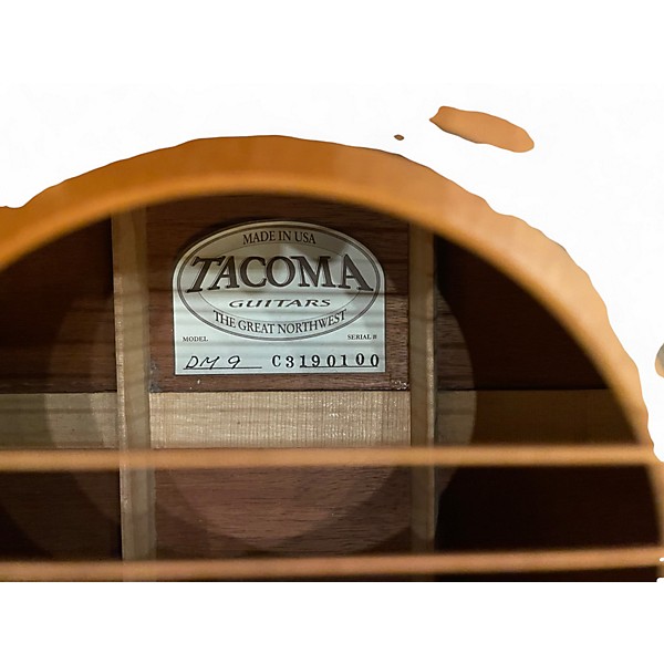 Used 2000s Tacoma DM9 Natural Acoustic Guitar