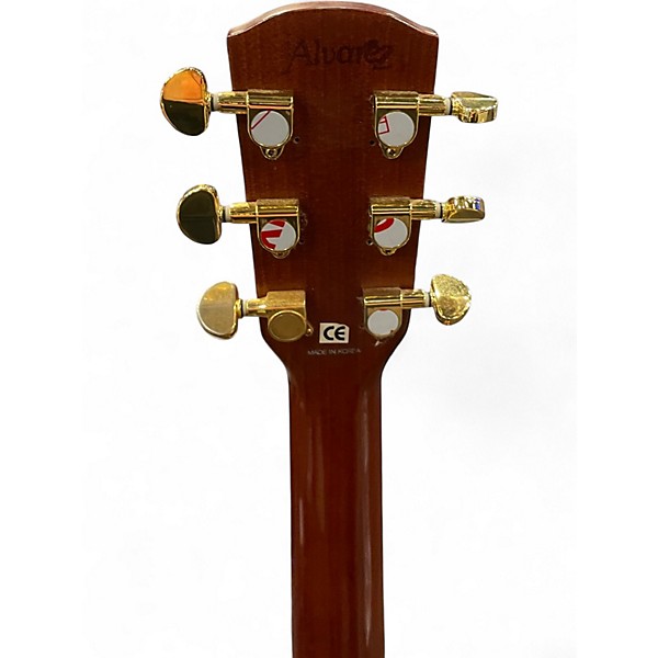 Used Alvarez PF90SC Natural Acoustic Electric Guitar