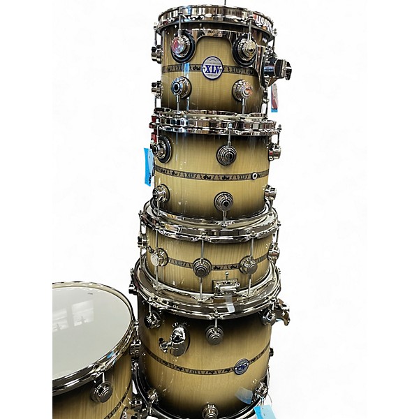 Used DW 6 Piece 45TH ANNIVERSARY KIT Brown Sunburst Drum Kit