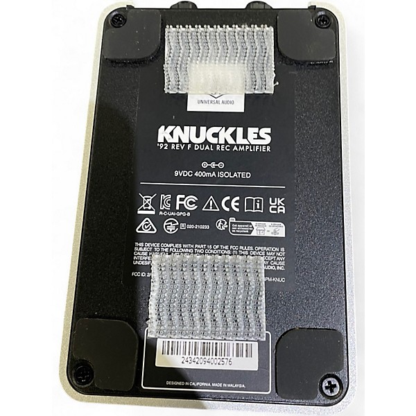 Used Universal Audio uafx knuckles 92 rev dual rec Effect Pedal