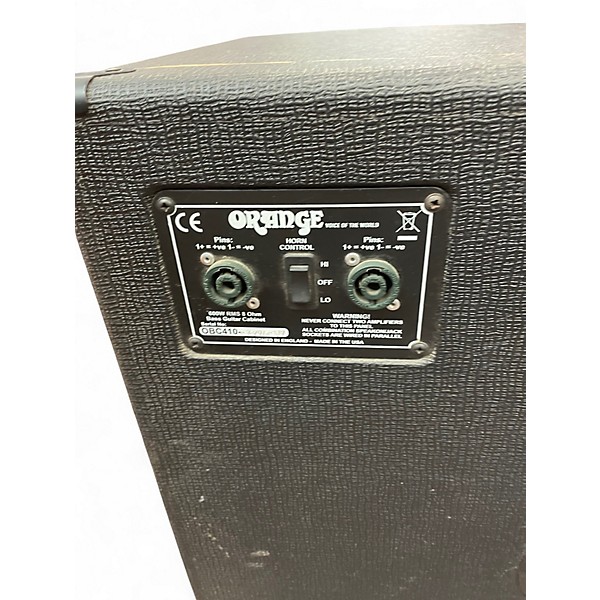 Used Orange Amplifiers OBC410 600W 4x10 Bass Cabinet