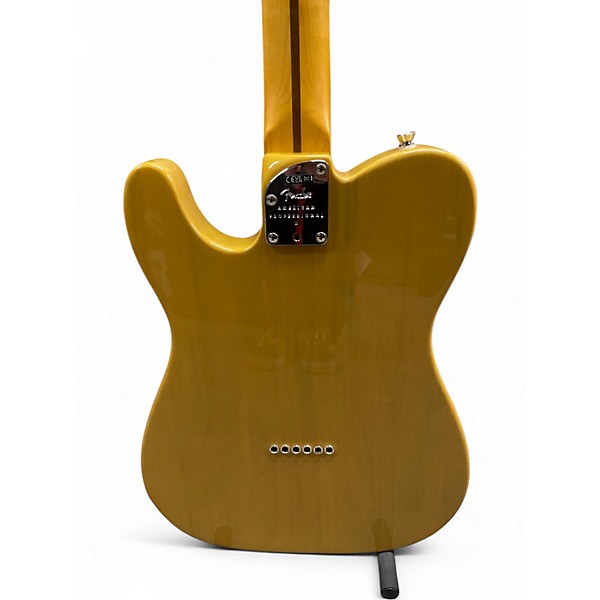 Used Fender American Professional II Telecaster Butterscotch Solid Body Electric Guitar