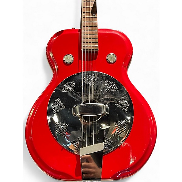 Vintage 1960s Supro FOLKSTAR RED Acoustic Guitar