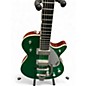 Used Gretsch Guitars G6129T Jet Bigsby GREEN SPARKLE Solid Body Electric Guitar thumbnail