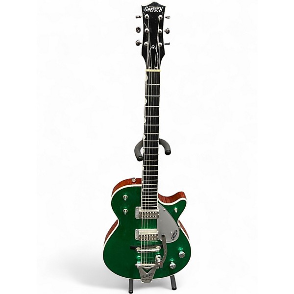 Used Gretsch Guitars G6129T Jet Bigsby GREEN SPARKLE Solid Body Electric Guitar