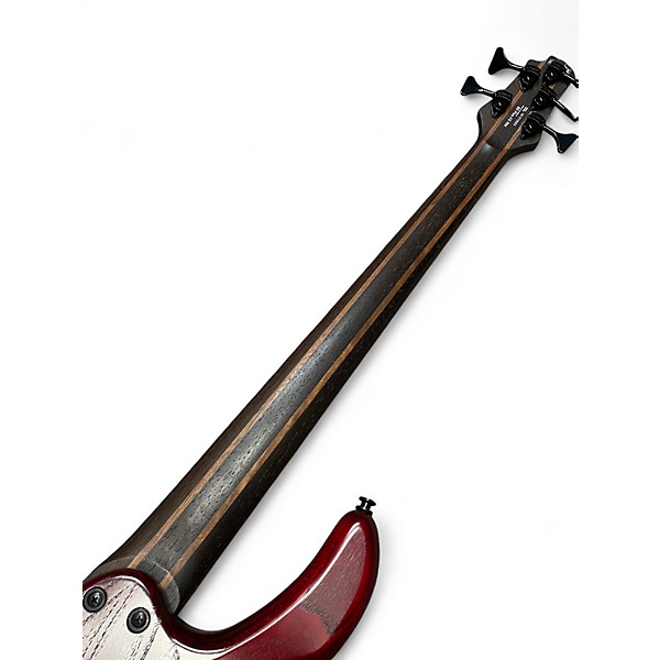 Used Cort B5 PLUS AS RM Satin Red Electric Bass Guitar