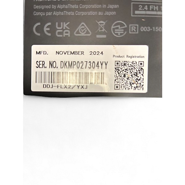 Used AlphaTheta FLX-2 DJ Controller