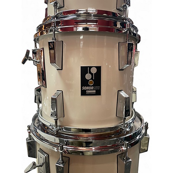 Used SONOR 5 Piece Lite Cream Laquer Drum Kit