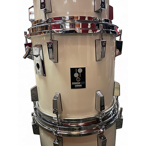 Used SONOR 5 Piece Lite Cream Laquer Drum Kit