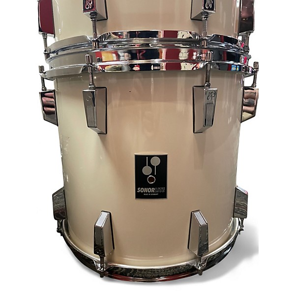Used SONOR 5 Piece Lite Cream Laquer Drum Kit