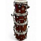 Used DW 5 Piece Limited Edition Collector's Series Exotics Private Reserve Bubinga Waterfall over Maple Drum Kit thumbnail