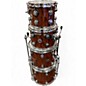 Used DW 5 Piece Limited Edition Collector's Series Exotics Private Reserve Bubinga Waterfall over Maple Drum Kit