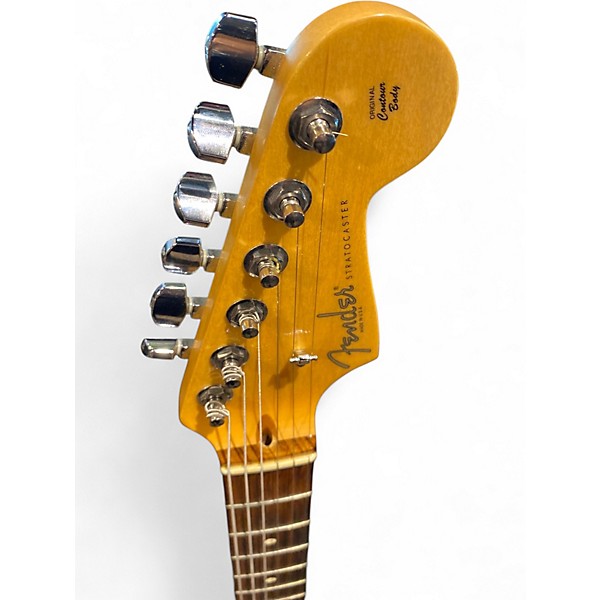 Used 2010s Fender American Standard Stratocaster Candy Cola Solid Body Electric Guitar