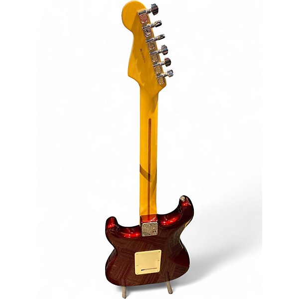 Used 2010s Fender American Standard Stratocaster Candy Cola Solid Body Electric Guitar