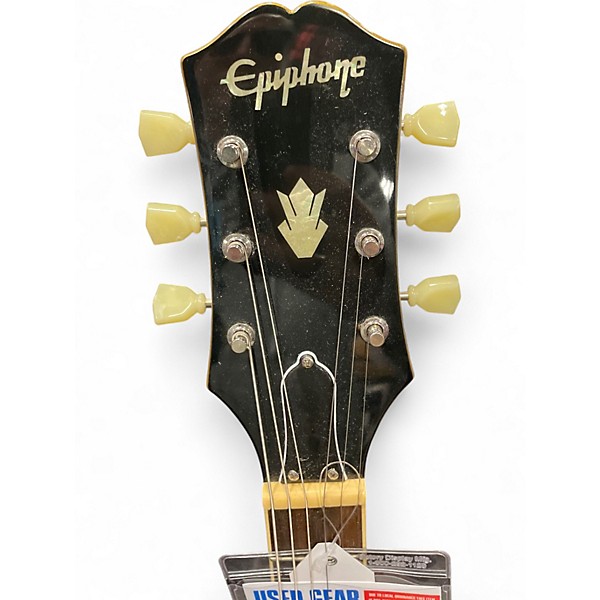 Used Epiphone ES335 Aztec Gold Hollow Body Electric Guitar