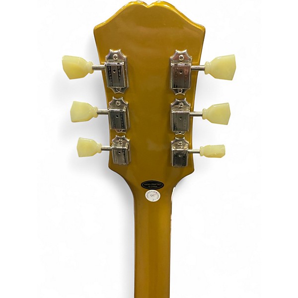 Used Epiphone ES335 Aztec Gold Hollow Body Electric Guitar