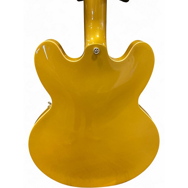 Used Epiphone ES335 Aztec Gold Hollow Body Electric Guitar
