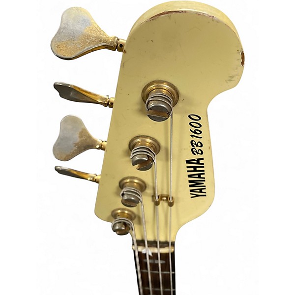 Used 1980s Yamaha BB1600 Yellow Electric Bass Guitar