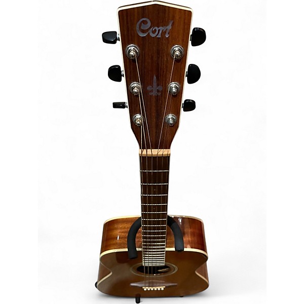 Used Cort Earth 200 GC Natural Acoustic Guitar