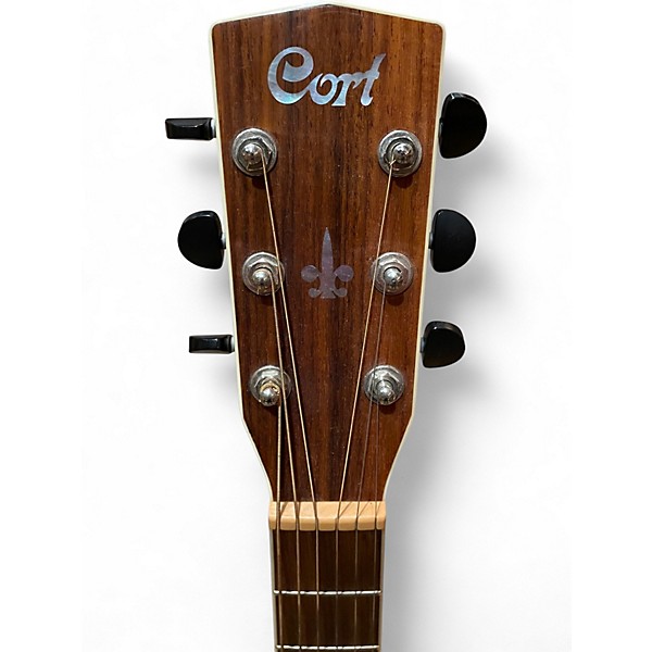 Used Cort Earth 200 GC Natural Acoustic Guitar