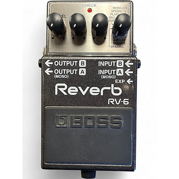 Used BOSS RV6 Digital Reverb Effect Pedal