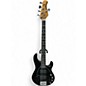 Used Ernie Ball musicman stingray 5  Black Electric Bass Guitar thumbnail