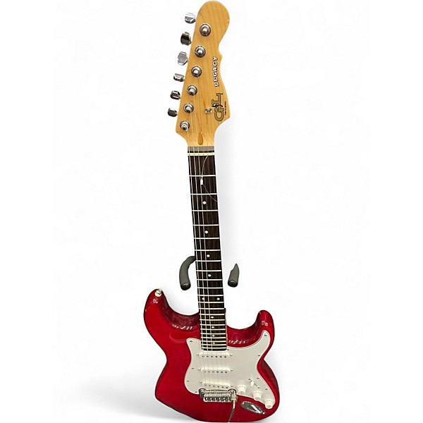 Used G&L Tribute Legacy Candy Apple Red Solid Body Electric Guitar