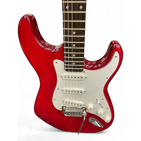 Used G&L Tribute Legacy Candy Apple Red Solid Body Electric Guitar