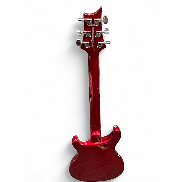 Used PRS SE EG Chrome Red Metallic Solid Body Electric Guitar