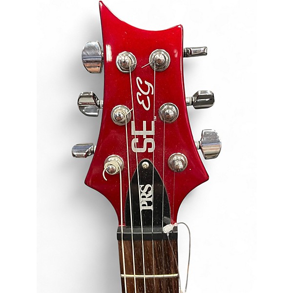 Used PRS SE EG Chrome Red Metallic Solid Body Electric Guitar