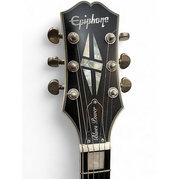 Used Epiphone Blues Power Gold Solid Body Electric Guitar