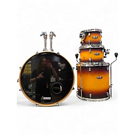 Used Pearl 4 Piece Decade Maple Sunburst Drum Kit