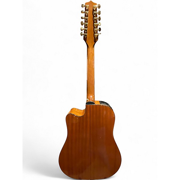 Used Takamine EG345C 12 Natural 12 String Acoustic Electric Guitar