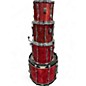 Used Premier 4 Piece SHELL PACK Red Drum Kit