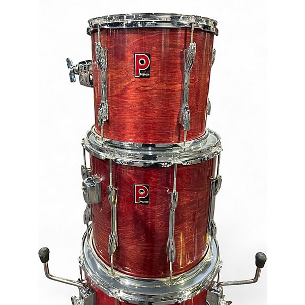 Used Premier 4 Piece SHELL PACK Red Drum Kit