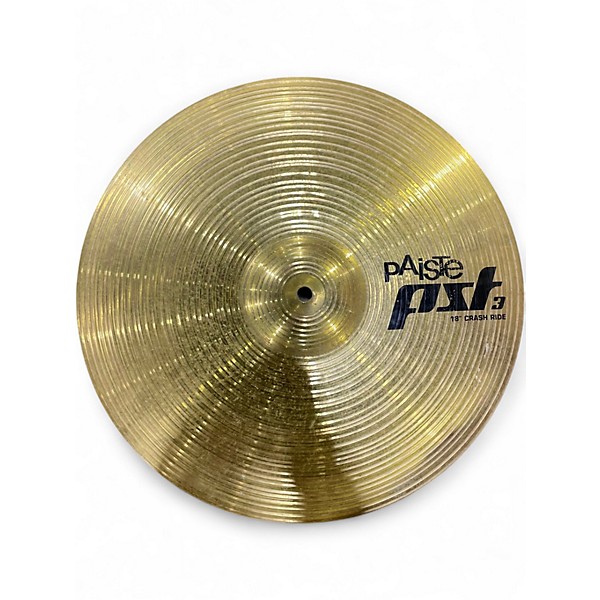 Used Paiste 18in PST5 Crash Ride Cymbal